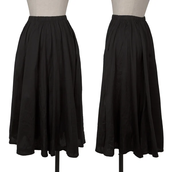 KENZO Cotton Flare Skirt Black M K-164453_001
