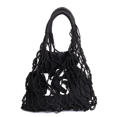 Y's Logo Printed Net Bag