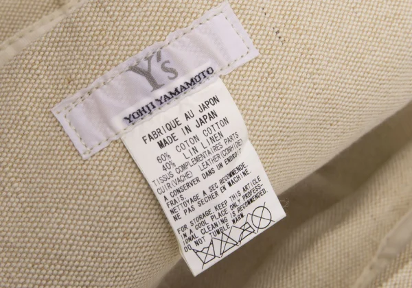 Y's Cotton Linen Hand Bag K-164459_016