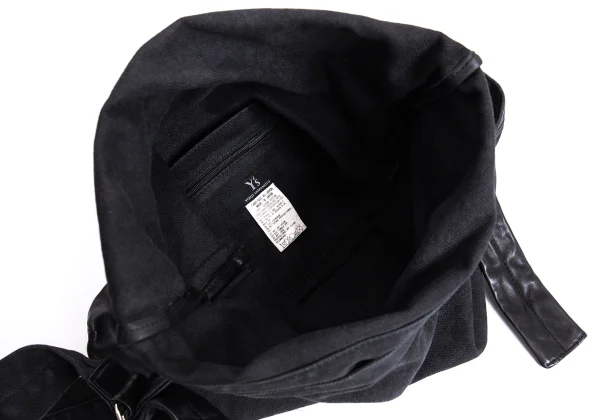 Y's Leather Switching Bifold Shoulder Bag K-164460_011