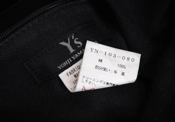 Y's Leather Switching Bifold Shoulder Bag K-164460_014