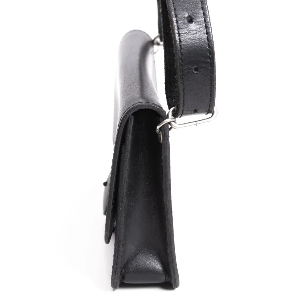 Y's Leather Flap Hand Bag K-164463_003