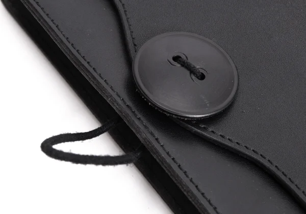 Y's Leather Flap Hand Bag K-164463_010