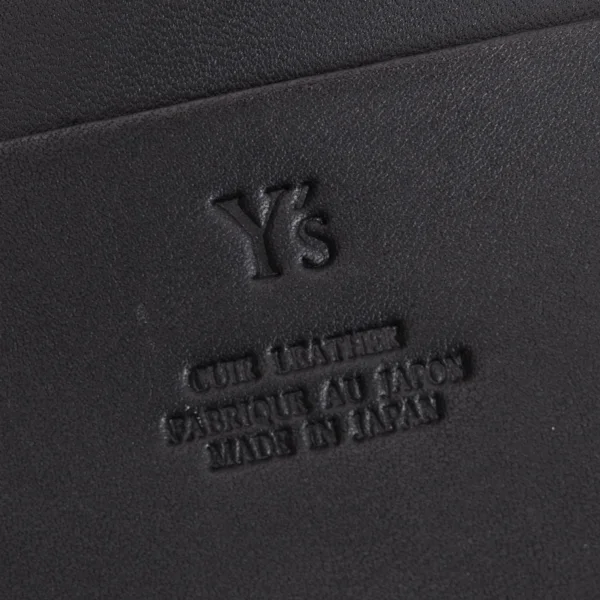 Y's Leather Flap Hand Bag K-164463_012