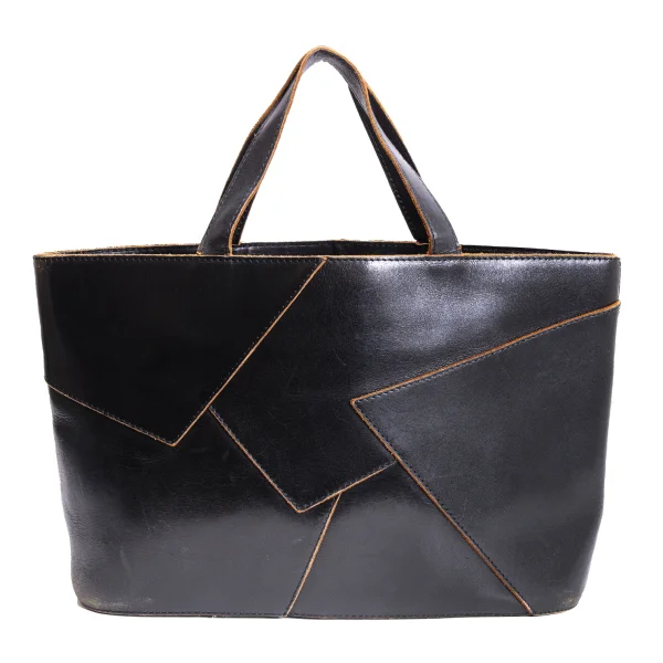 tricot COMME des GARCONS Switching Leather Tote Bag K-164471_002