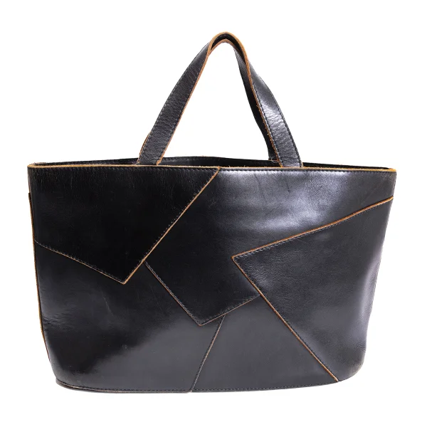 tricot COMME des GARCONS Switching Leather Tote Bag K-164471_006