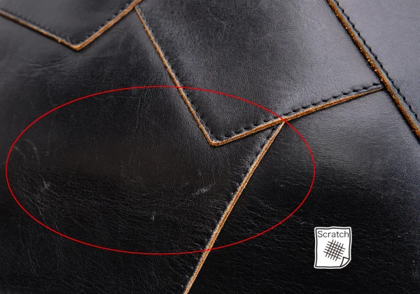 tricot COMME des GARCONS Switching Leather Tote Bag K-164471_012