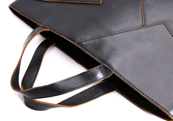 tricot COMME des GARCONS Switching Leather Tote Bag K-164471_013