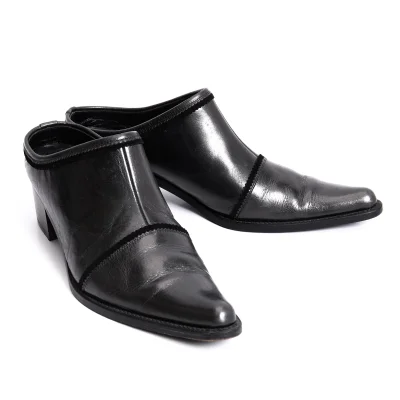 Y's Pointed Toe Leather Shoes