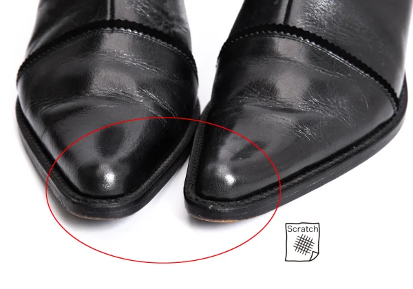 Y's Pointed Toe Leather Shoes K-164474_003