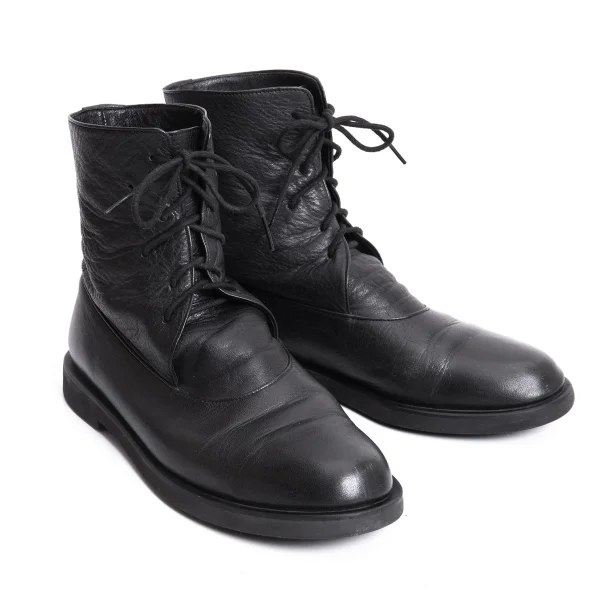 Y's Leather Lace-up Chukka Boots Black XL(About US7) K-164475_001