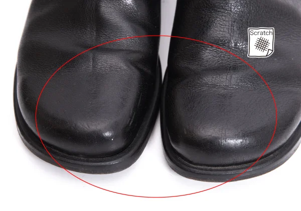 Y’s×SNIPE Side Zip Leather Boots K-164476_003