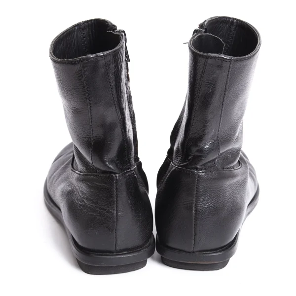 Y’s×SNIPE Side Zip Leather Boots K-164476_005