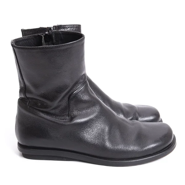 Y’s×SNIPE Side Zip Leather Boots K-164476_006