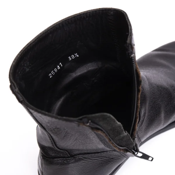 Y’s×SNIPE Side Zip Leather Boots K-164476_013