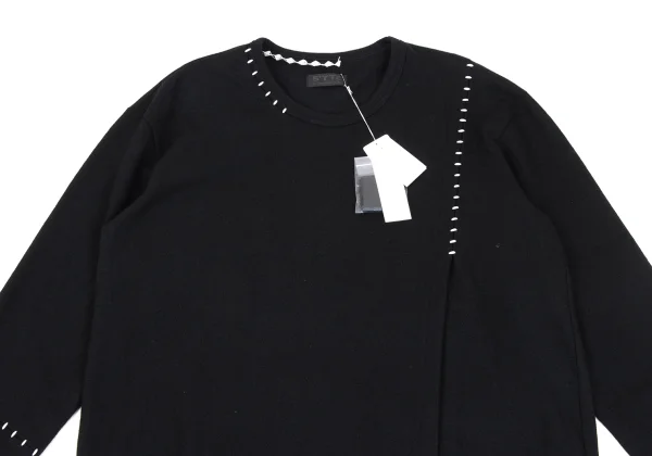 s'yte Wool Blend Stitch Layered Knit Top K-164478_002