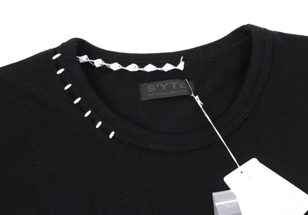 s'yte Wool Blend Stitch Layered Knit Top K-164478_003