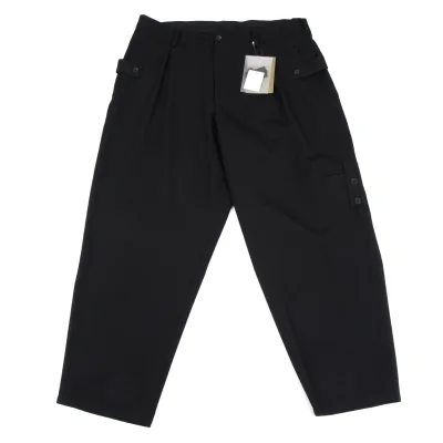 Yohji Yamamoto POUR HOMME Wool Gaba Side Strap Pants