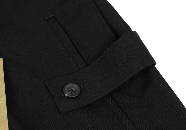 Yohji Yamamoto POUR HOMME Wool Gaba Side Strap Pants K-164481_004