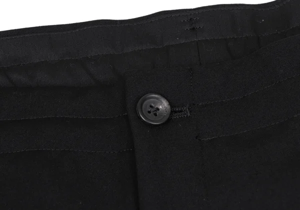 Yohji Yamamoto POUR HOMME Wool Gaba Side Strap Pants K-164481_006