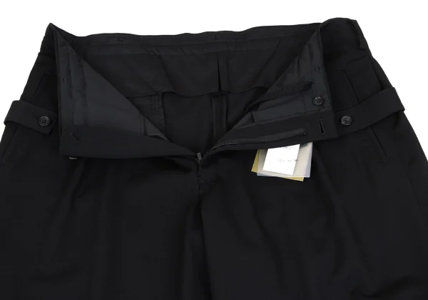 Yohji Yamamoto POUR HOMME Wool Gaba Side Strap Pants K-164481_007