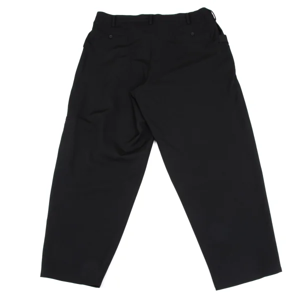 Yohji Yamamoto POUR HOMME Wool Gaba Side Strap Pants K-164481_011