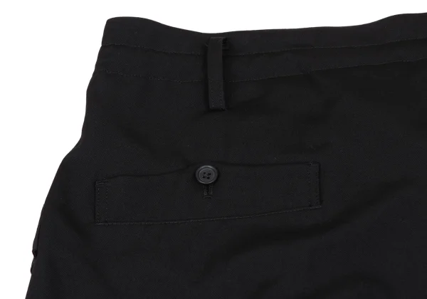 Yohji Yamamoto POUR HOMME Wool Gaba Side Strap Pants K-164481_012