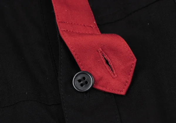 Yohji Yamamoto POUR HOMME Two-tone Detachable Collar Shirt K-164482_007