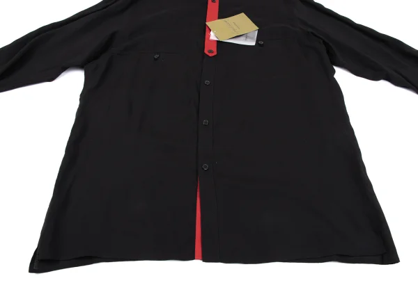 Yohji Yamamoto POUR HOMME Two-tone Detachable Collar Shirt K-164482_010