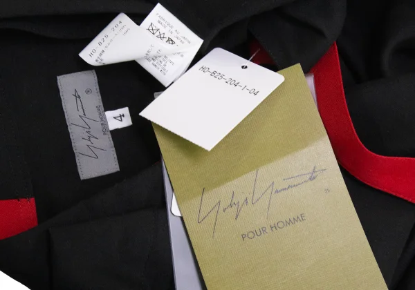 Yohji Yamamoto POUR HOMME Two-tone Detachable Collar Shirt K-164482_017