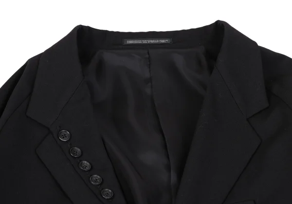 Yohji Yamamoto POUR HOMME Wool Gaba Many Button Jacket K-164483_003