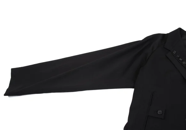Yohji Yamamoto POUR HOMME Wool Gaba Many Button Jacket K-164483_008