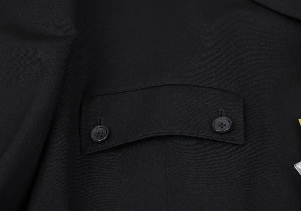Yohji Yamamoto POUR HOMME Wool Gaba Military Design Jacket K-164484_004