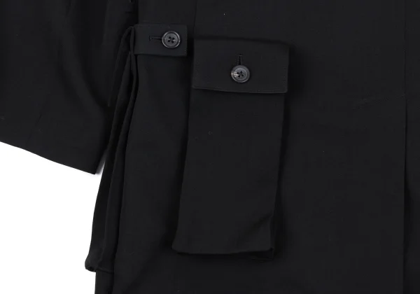 Yohji Yamamoto POUR HOMME Wool Gaba Military Design Jacket K-164484_015