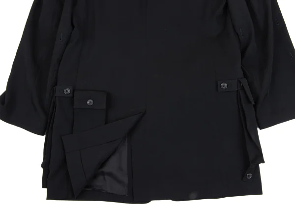 Yohji Yamamoto POUR HOMME Wool Gaba Military Design Jacket K-164484_016