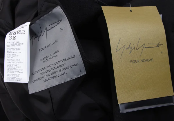 Yohji Yamamoto POUR HOMME Wool Gaba Military Design Jacket K-164484_018