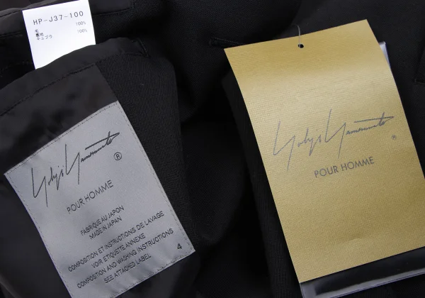 Yohji Yamamoto POUR HOMME Wool Gaba Military Design Jacket K-164484_019