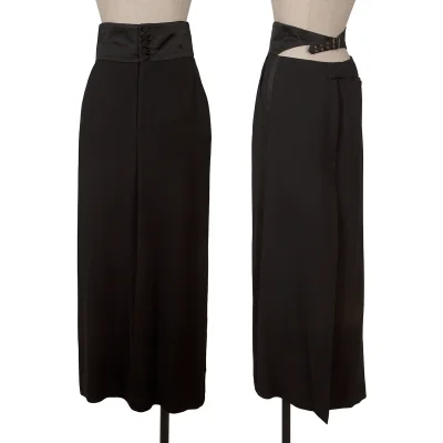 Jean Paul GAULTIER FEMME High Waist Back Slit Skirt