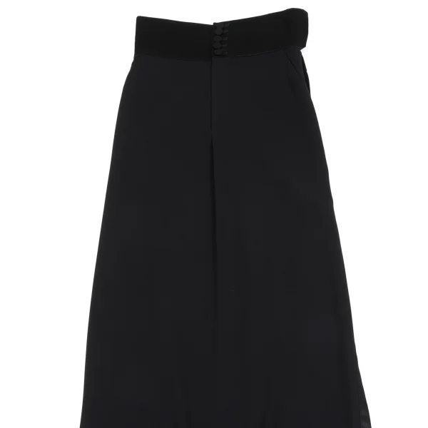 Jean Paul GAULTIER FEMME High Waist Back Slit Skirt K-164485_003