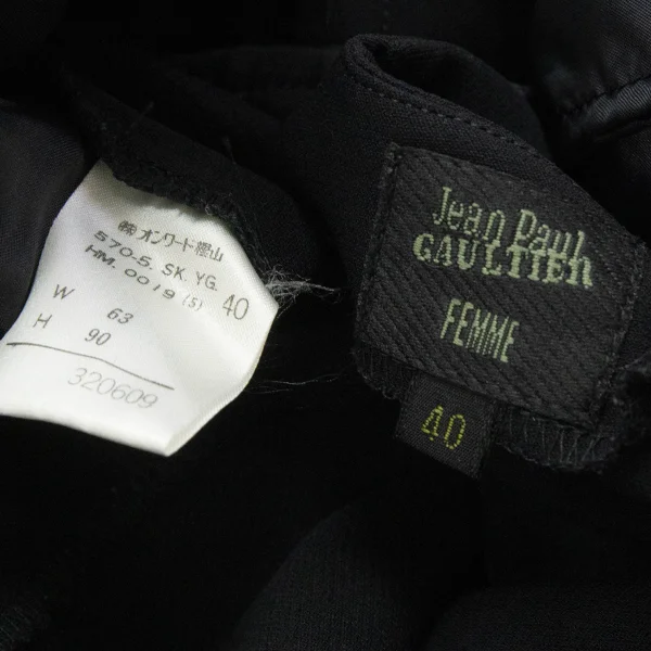 Jean Paul GAULTIER FEMME High Waist Back Slit Skirt K-164485_018