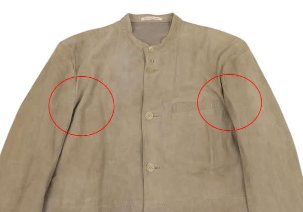 Papas Lamb Suede Stand Collar Jacket K-164500_002