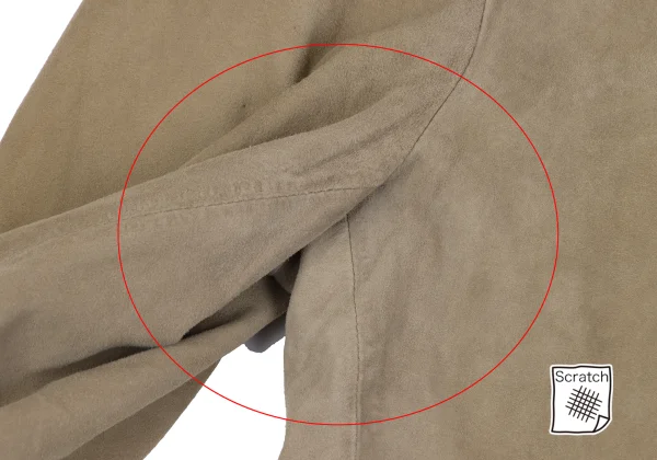 Papas Lamb Suede Stand Collar Jacket K-164500_003