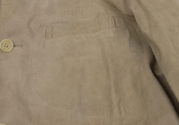 Papas Lamb Suede Stand Collar Jacket K-164500_010