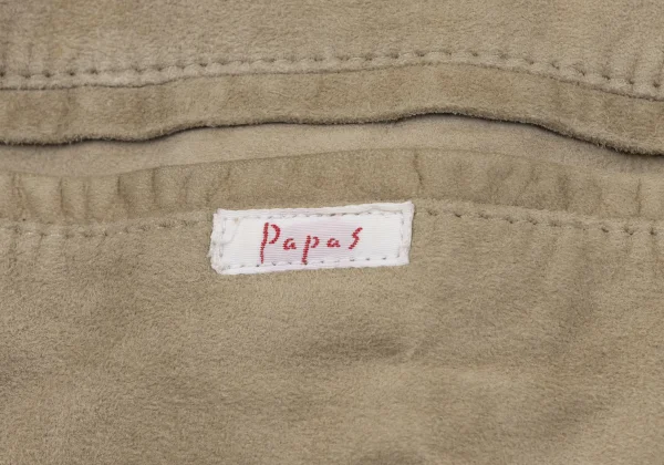 Papas Lamb Suede Stand Collar Jacket K-164500_013
