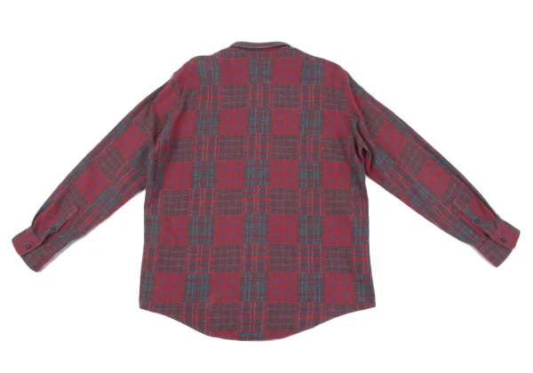 Papas Crazy Check Cotton Flannel Shirt K-164501_011