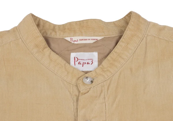 Papas Quilted Lining Corduroy Shirt K-164503_003