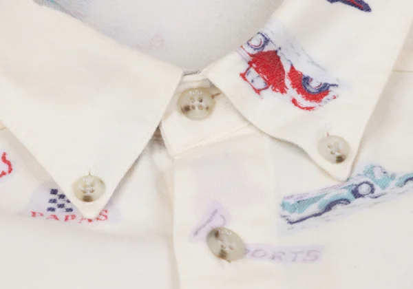 Papas Car Pins Print Cotton Shirt K-164506_004