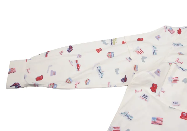 Papas Car Pins Print Cotton Shirt K-164506_007