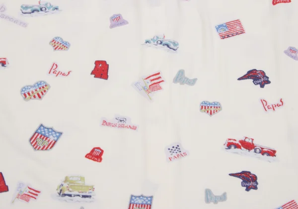 Papas Car Pins Print Cotton Shirt K-164506_016