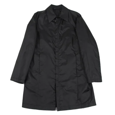 Jean Paul GAULTIER HOMME objet Polyurethane Coated Nylon Zip Coat